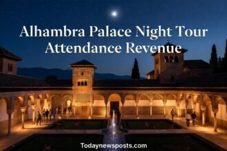 Alhambra palace night tour attendance revenue