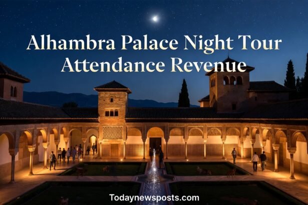 Alhambra palace night tour attendance revenue